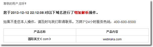 萬網(wǎng)域名解析監(jiān)控