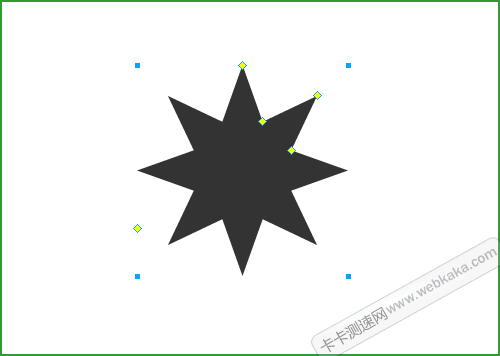 拖出一個8星圖