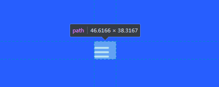 .menu svg path設(shè)置橫線樣式
